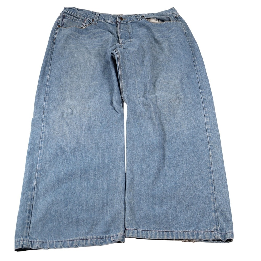 Volcom Jeans Mens 36x29 Blue Light Wash Relaxed Wide Leg‎ Denim USA Skate Y2K